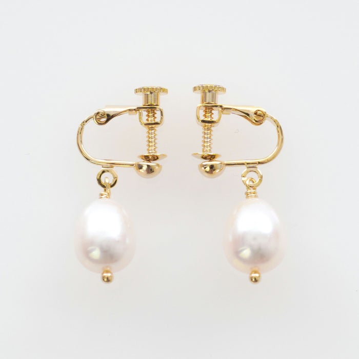 淡水 パール ドロップ ピアス イヤリング