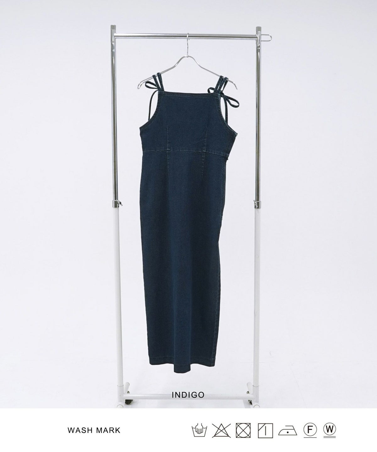 ワンピース/2way/インディゴ/マットブラック