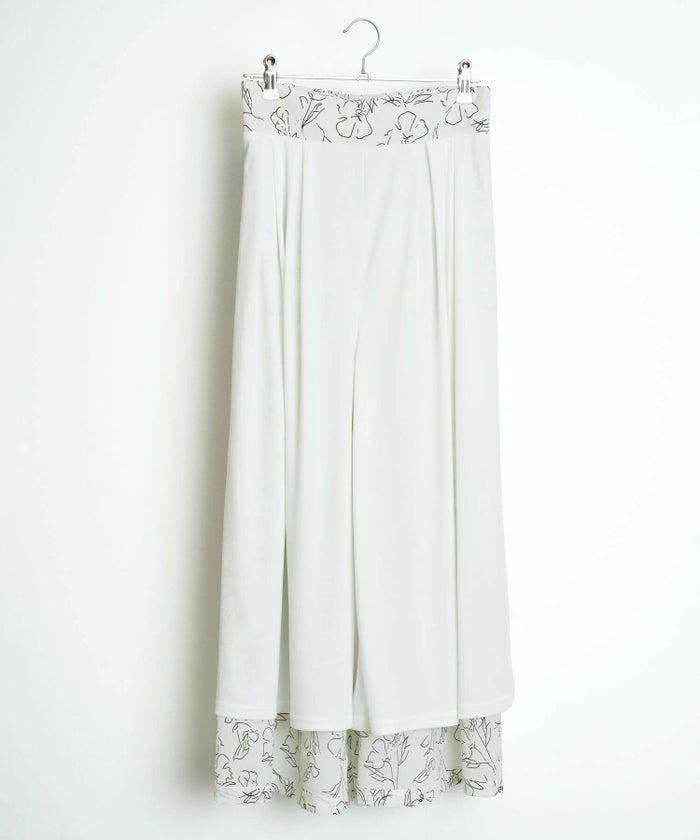 手洗い可/レディース/ボトムスボトムス/パンツ/テーパード/センタープレス/フルレングス/フリル/リボン/秋/冬/ピンクベージュ/ブルーグレー/ブラック/