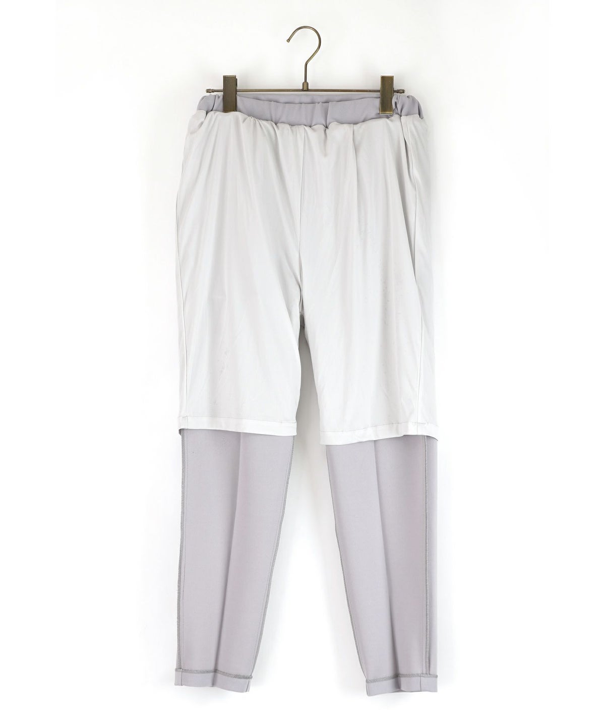 手洗い可/レディース/ボトムスボトムス/パンツ/テーパード/センタープレス/フルレングス/フリル/リボン/秋/冬/ピンクベージュ/ブルーグレー/ブラック/