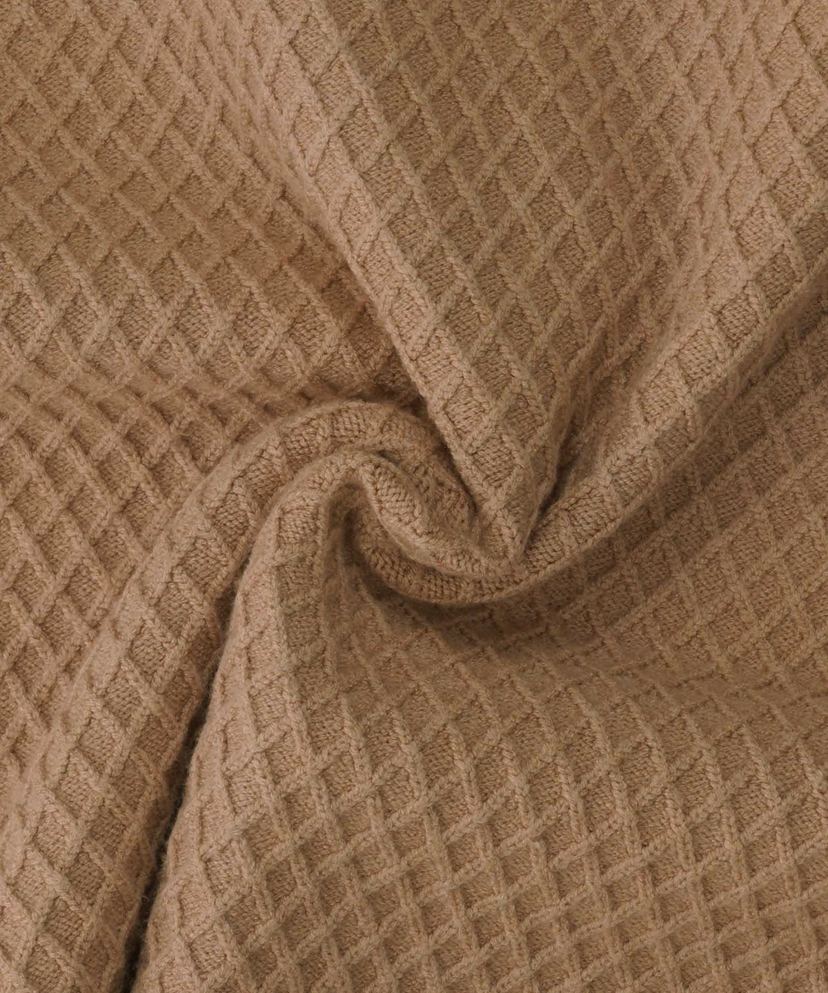 手洗い可/レディース/トップス/ニット/カーディガン/レース/ビックカラー/レースカラー/ワッフルニット/秋/冬/長袖/キャラメル/グレー/ネイビー/