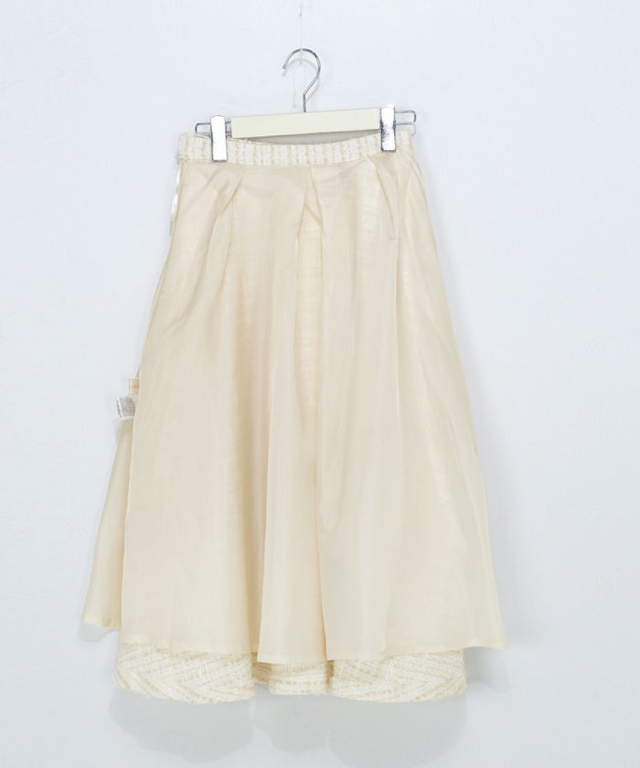 タック入り/フレア/ミモレ丈/ポケット付き/秋/冬/春