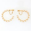トゥエルブ パール フープ ピアス イヤリング