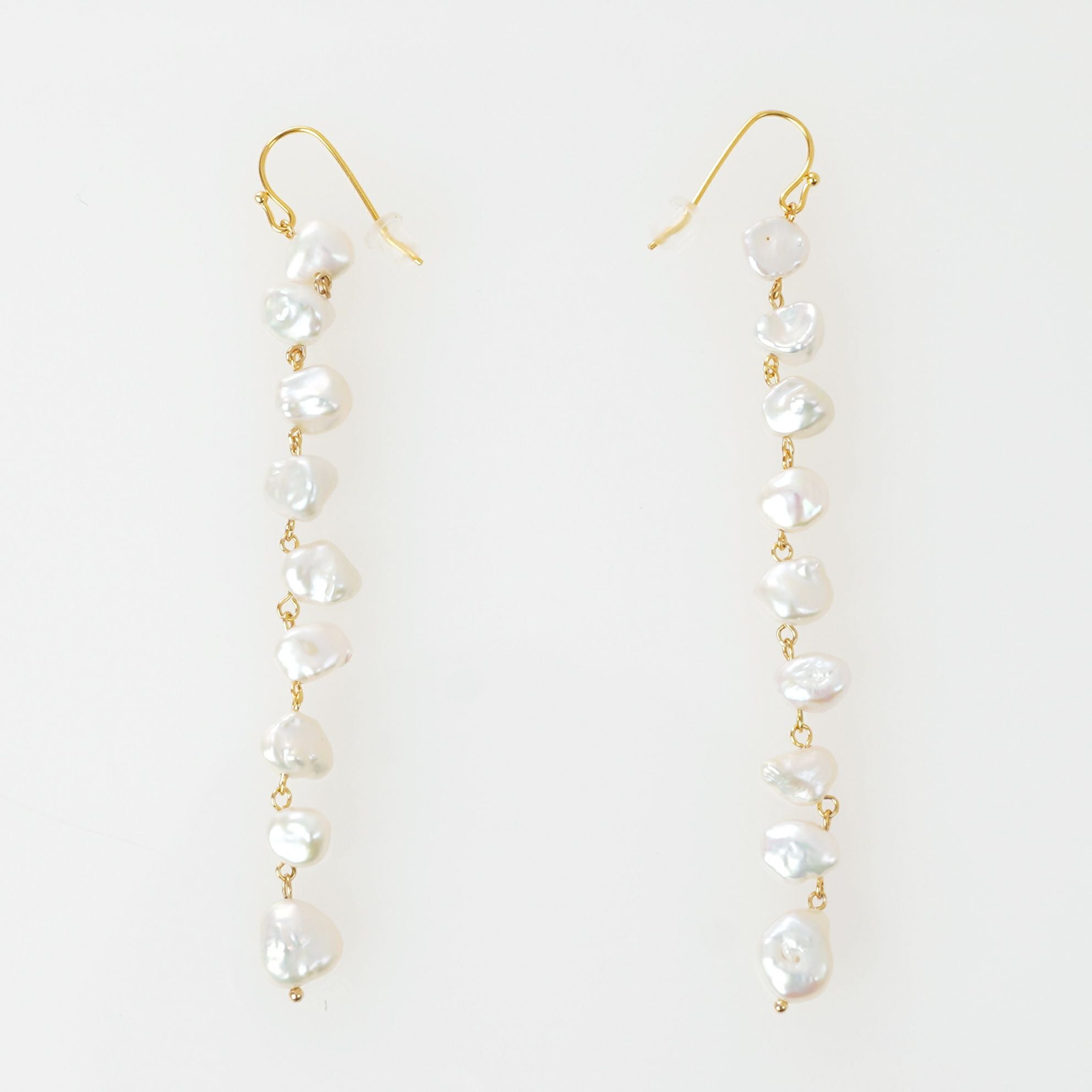 バロック パール ロング ピアス イヤリング Baroque Pearl Long Pierce