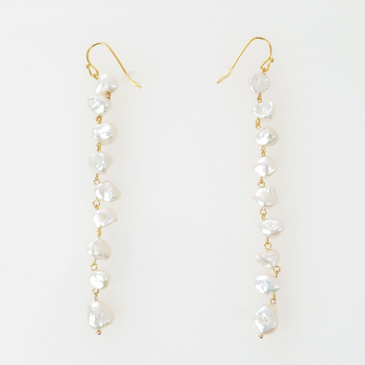 バロック パール ロング ピアス イヤリング Baroque Pearl Long Pierce Earring