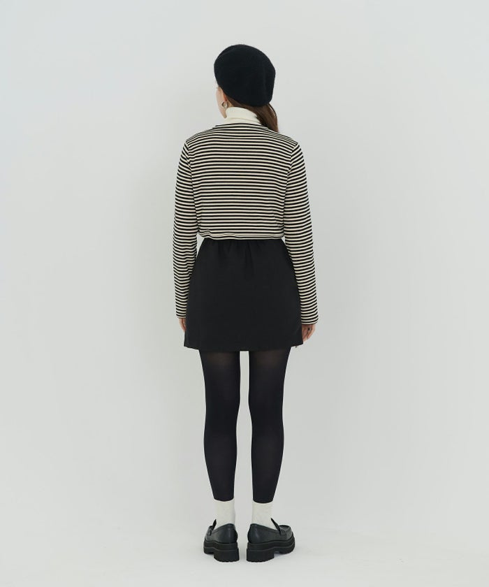 カーディガン/ストライプ/カーキ/アイボリー/ブラウン