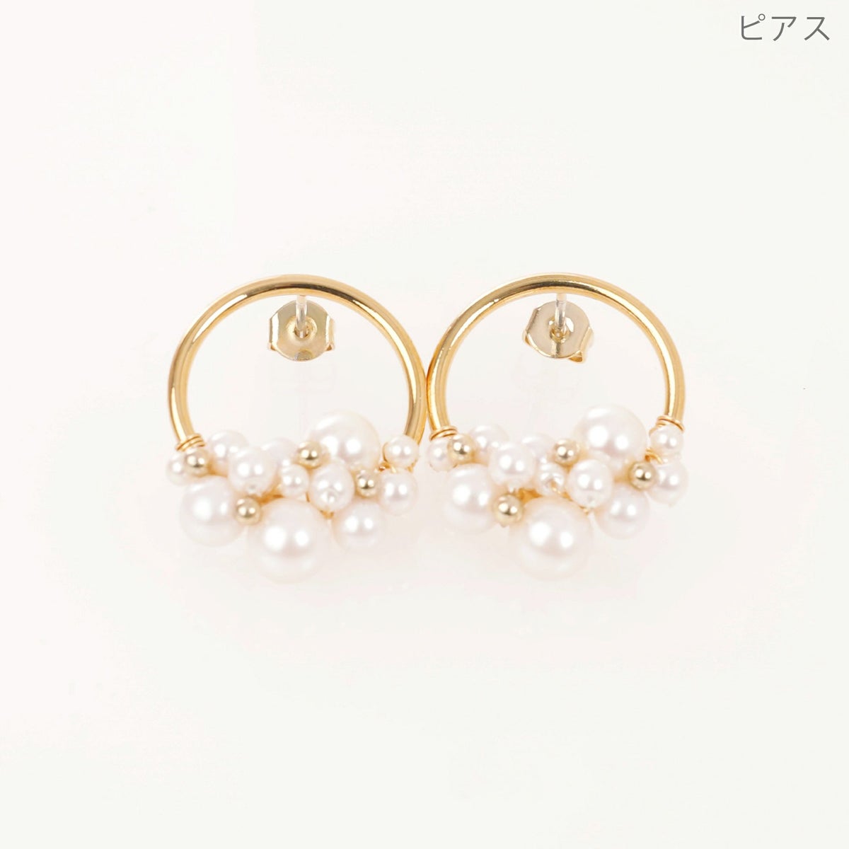 パール リース ピアス イヤリング Pearl Wreath Pierce Earring