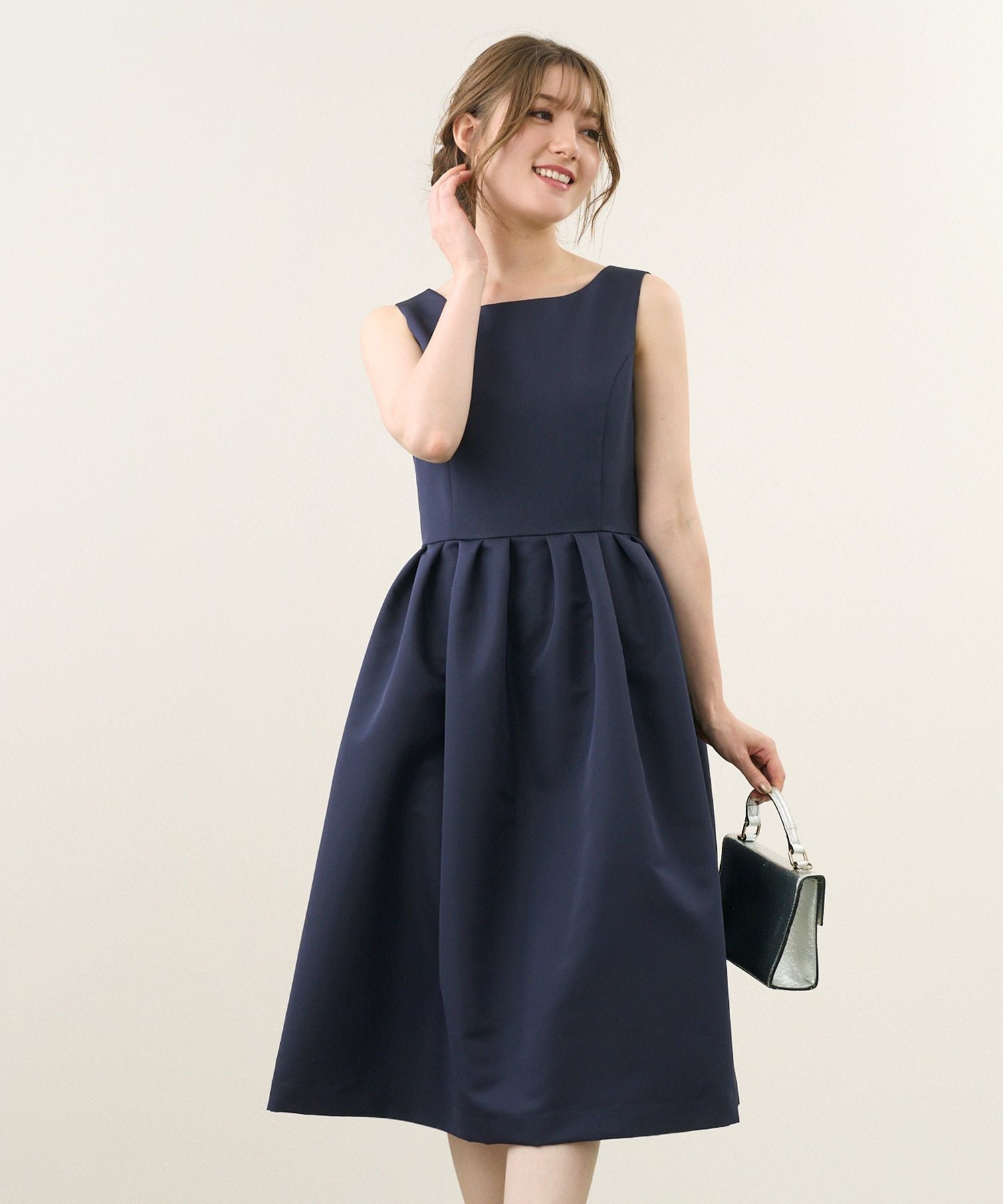 CLEARANCE-SALE 美シルエット タフタ オケージョン ワンピース ロング