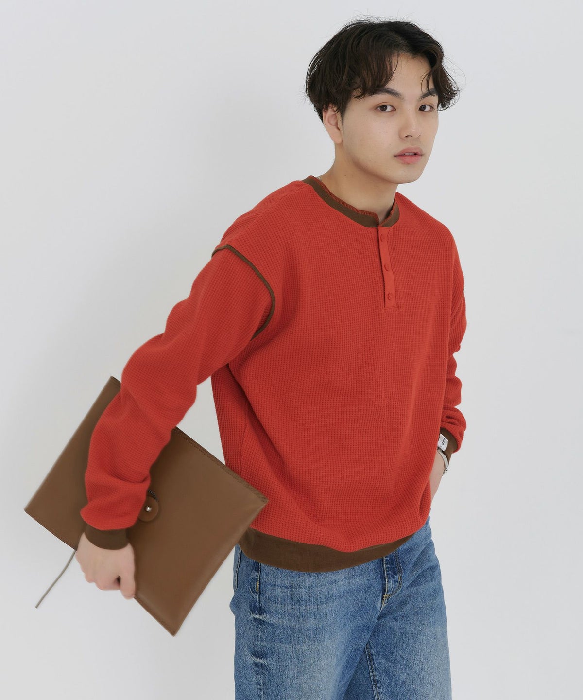 グッズ/パソコンケース/学生/仕事/ブラウン/ブラック