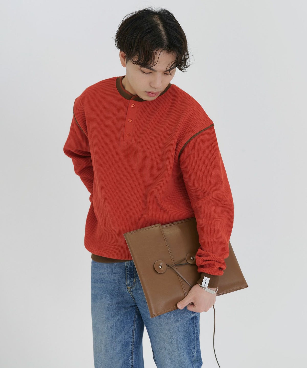 グッズ/パソコンケース/学生/仕事/ブラウン/ブラック