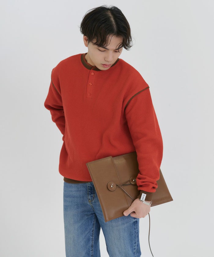 グッズ/パソコンケース/学生/仕事/ブラウン/ブラック