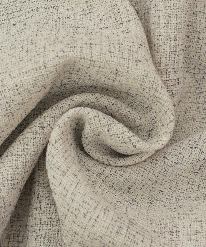 レディース/ワンピース/ドッキングワンピ/ツイード/レース/襟/ニット/リブ編み/リボン/ベルト/グレー/ネイビー/クラシカル/大人可愛いダー/パワショル/7分袖/アイボリー/ブラック/白/黒/モノトーン/フェミニンシック/大人可愛い