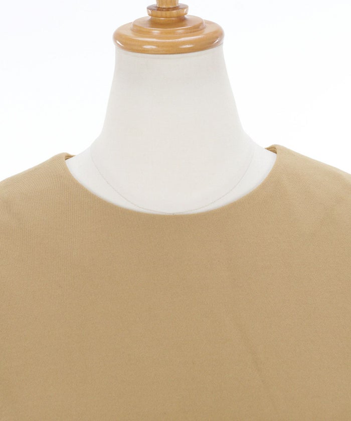 半袖/ギンガムチェック/ボックスプリーツ/フリンジ/S/M/プリマシェレル/PrimaScherrer/レディース/ライトグリーン/ベージュ/ブラック/上品/エレガント/ショートスリーブ/ポンチ