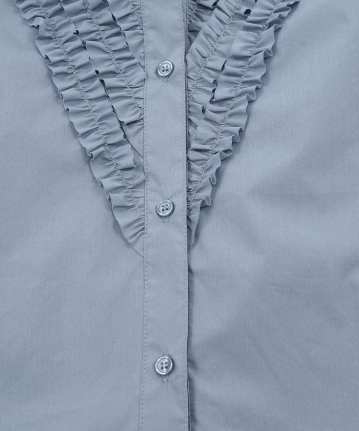 セレクト/手洗い可/トップス/ブラウス/フリル/長袖/S/M