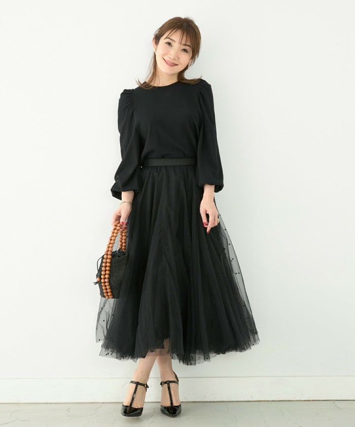 手洗い可/プルオーバー/トップス/ボリューム袖/長袖/S/M