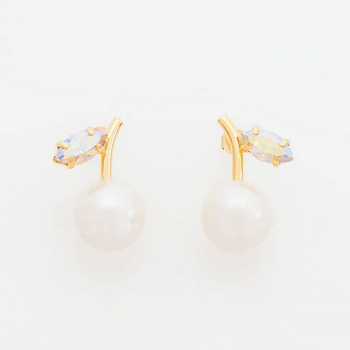 オーロライエロー ポム ポム ピアス イヤリング Aurora Yellow Pomme Pomme Pierce Earring