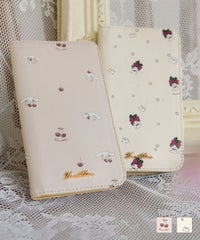 サンリオ シナモロール マイメロディ iphone iphoneケース アイフォンケース iPhoneアクセサリー ずきん りぼん さくらんぼ シナモン ミラー カードケース 手帳型 新生活 サンリオキャラクターズ コラボ iphoneケース le reve vaniller