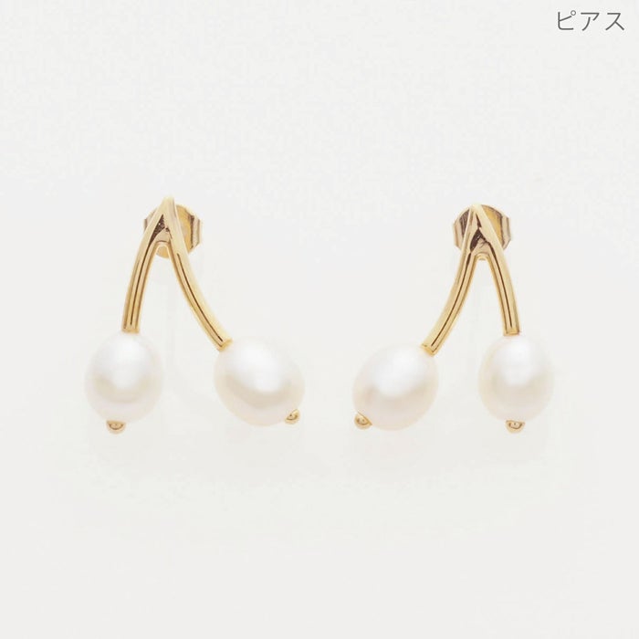 チェリー パール ピアス イヤリング Cherry Pearl Pierce Earring