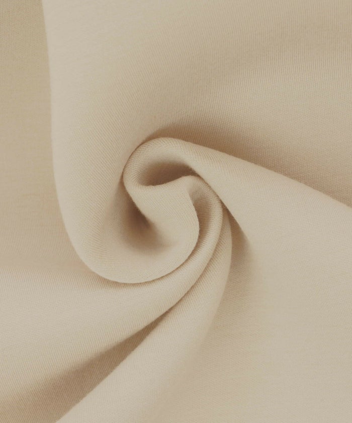 レディース/トップス/肩パール/ペプラム/チュール/ボンディング/チャーム付き/クルーネック/長袖/春/秋/長袖/ベージュ/ブラック