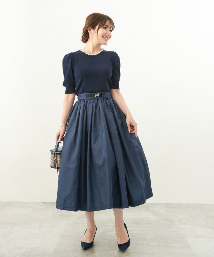 新色追加/手洗い可/セットアップ対応商品/ニットトップスレディース薄手おしゃれオフィスカジュアルかわいい白黒服