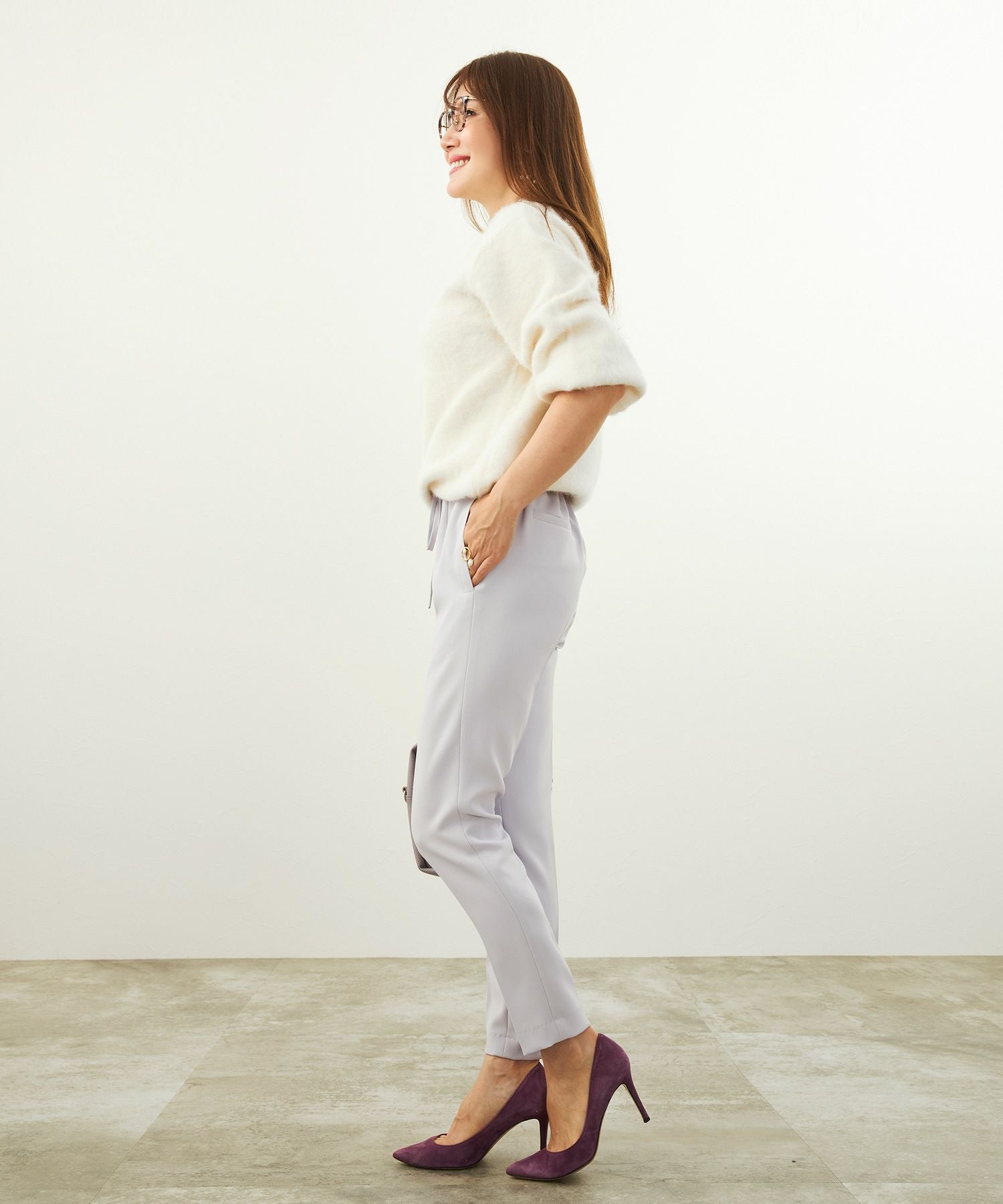 3/下旬頃～4/上旬頃発送予定！NEW ドロスト センタープレス パンツ