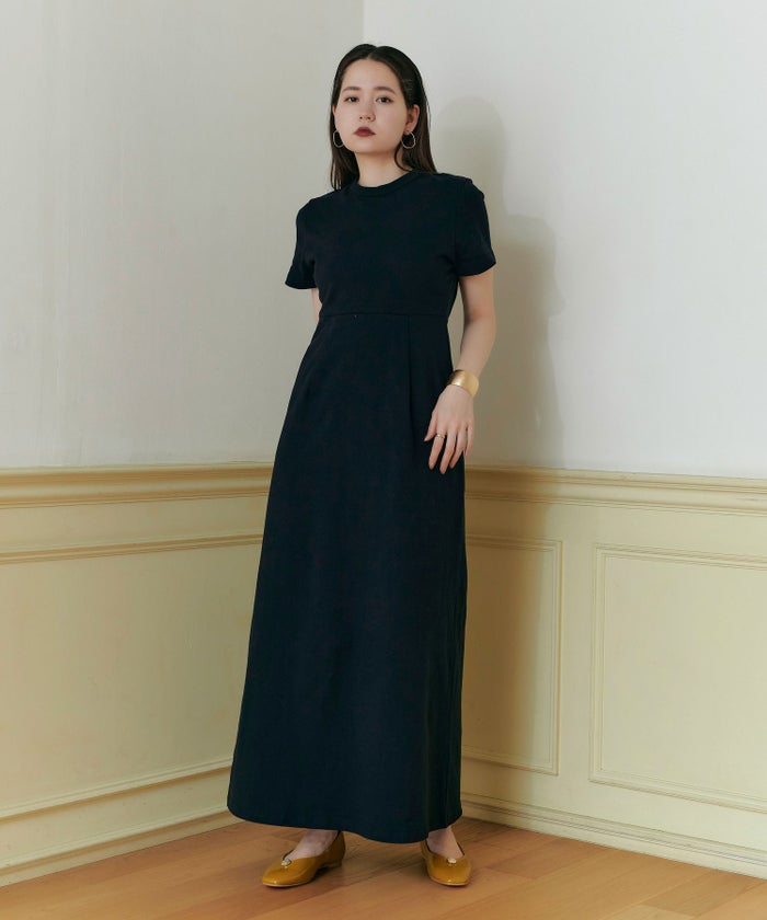 ワンピース/カットソー/ホワイト/ブラック