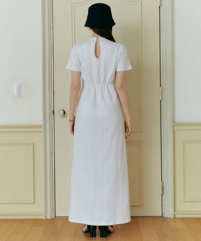 ワンピース/カットソー/ホワイト/ブラック