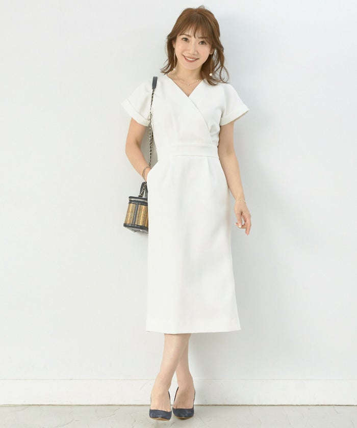 手洗い可/オケージョン/フレンチスリーブ/美ライン/S/M/L