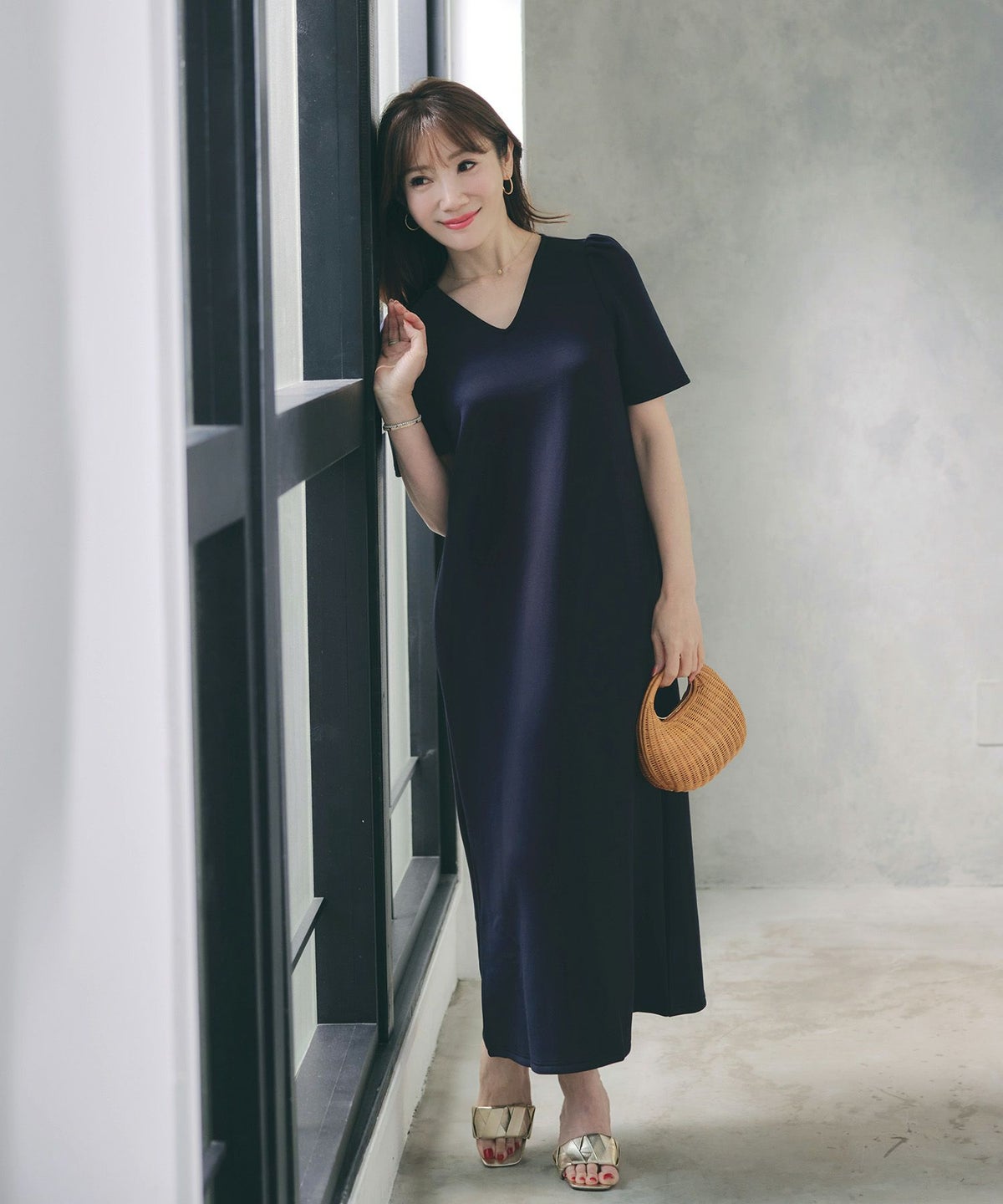 新色追加/日本製/ルームウエア/リラックスウエア/洗濯可/ワンピース/カットソー