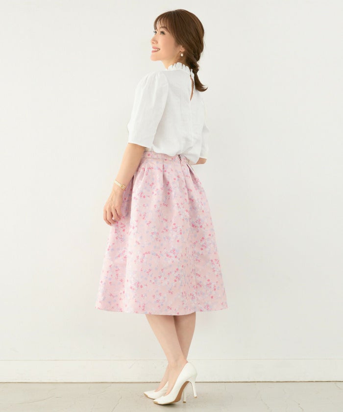 セレクト/トップス/シャツ/麻/レーヨン/清涼/軽量/春/夏/秋口/5分/6分