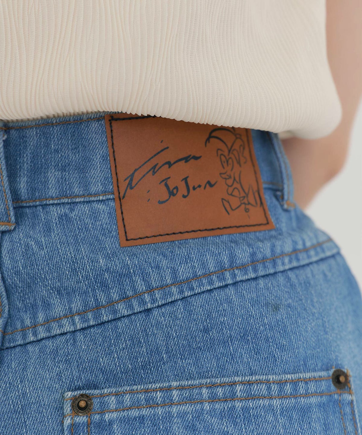 パンツ/ボトムス/ショートパンツ/デニム/ライトブルー/インディゴ