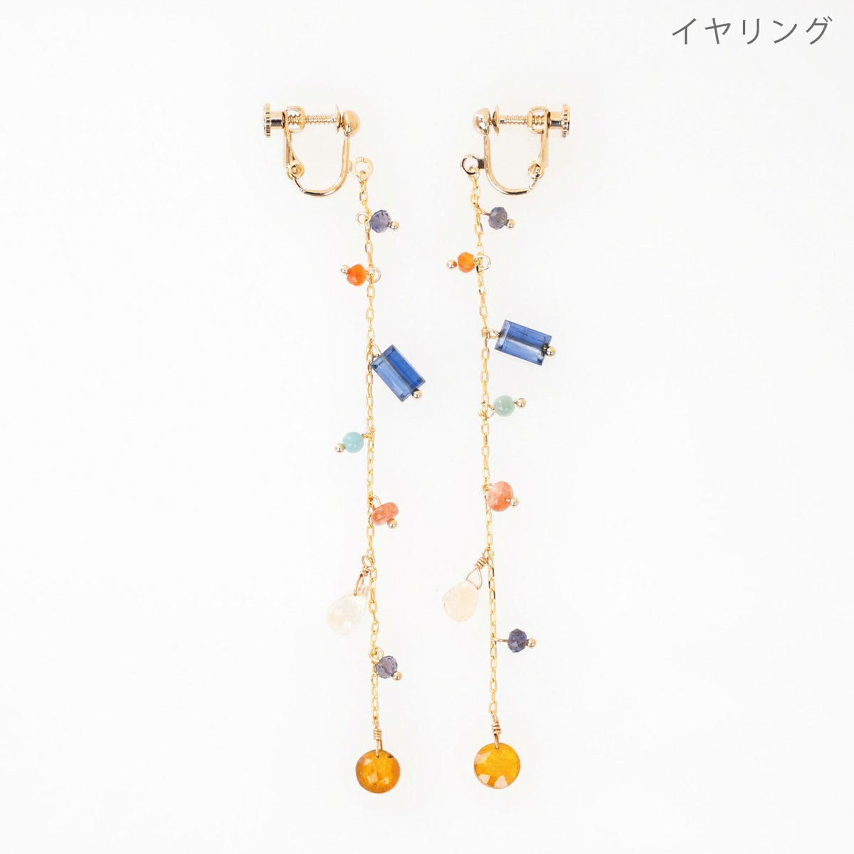 カラフル ストーン ピアス イヤリング Colorful Stone Pierce Earring