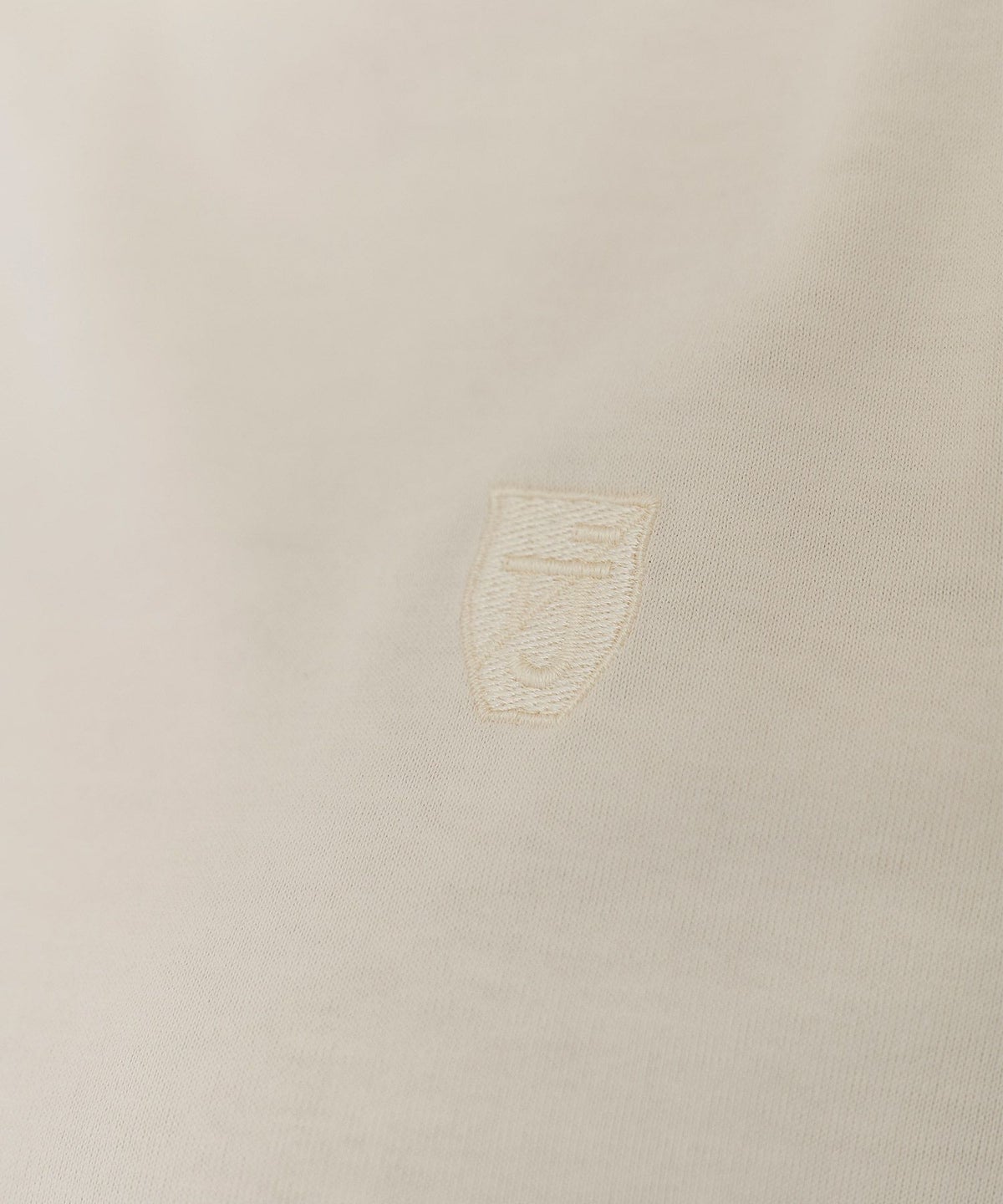 エンブレム/Tシャツ/アイボリー/モカ/グリーン