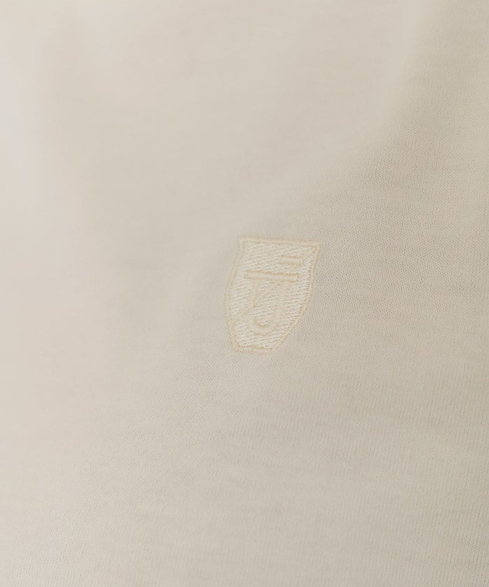 エンブレム/Tシャツ/アイボリー/モカ/グリーン