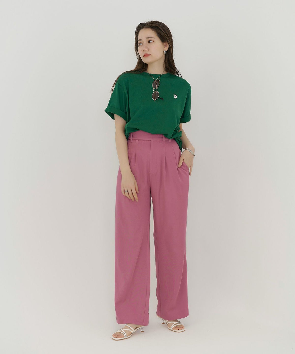 ユニセックスTシャツ/ユニセックス/Tシャツ/ピンク/ホワイト/グリーン/ブラック