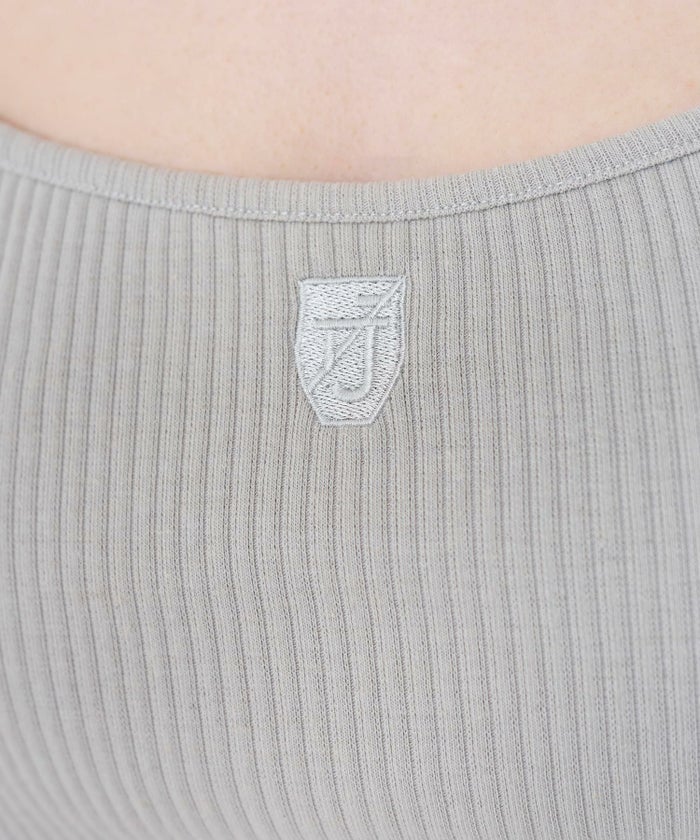 トップス/キャミソール/肩リボン/カップ付き