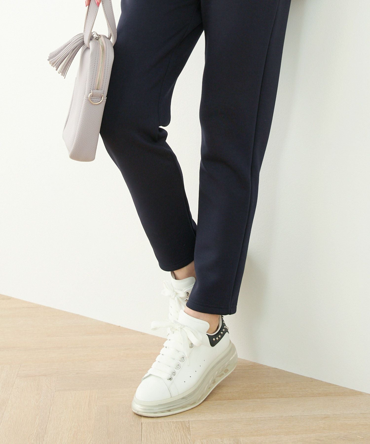 ダンボールニット テーパード風 パンツ Liala×PG 全5色｜lpg711-1384【23】