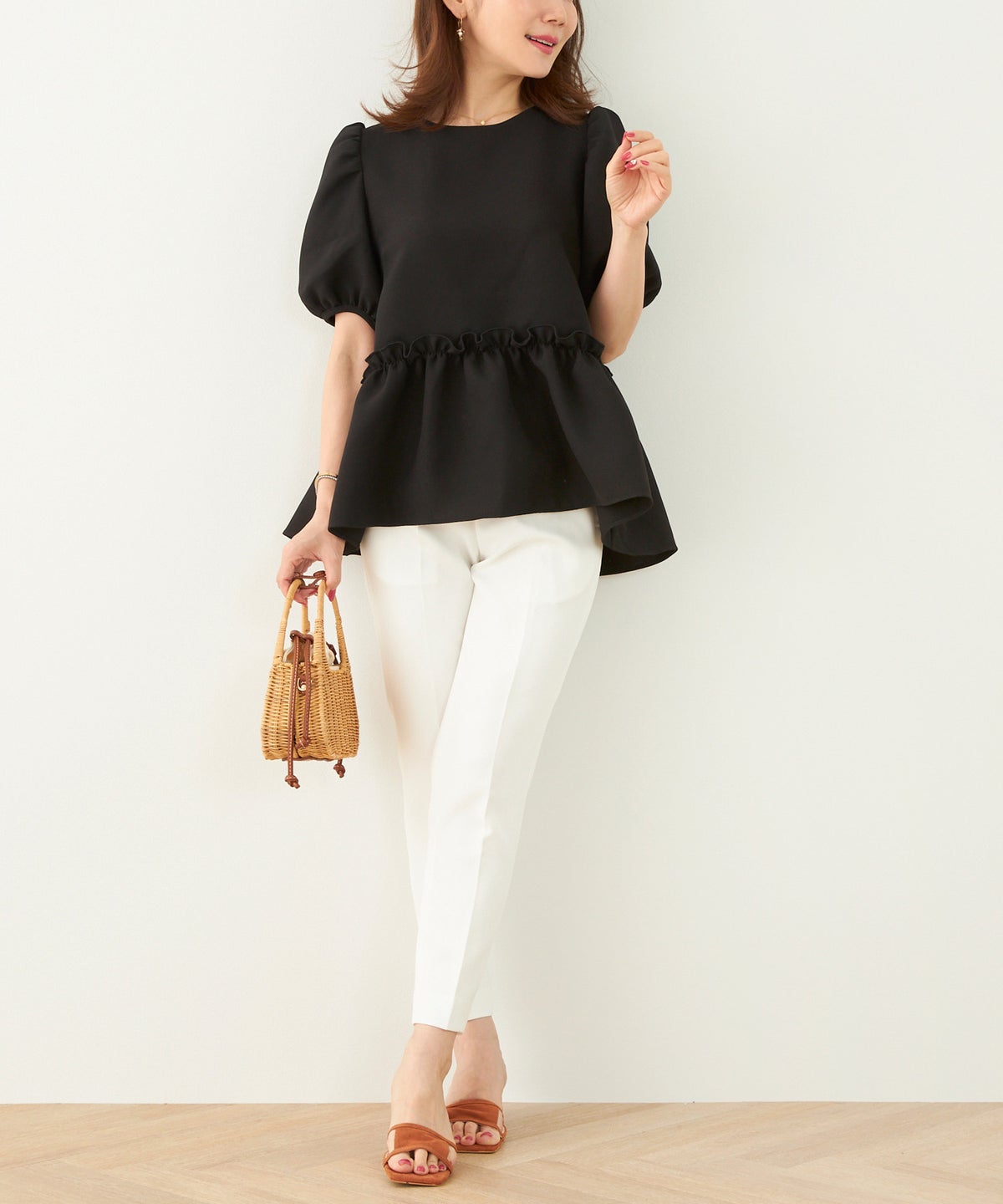 新色追加手洗い可大人気体型カバーかわいいおしゃれコーデトレンド半袖春夏流行