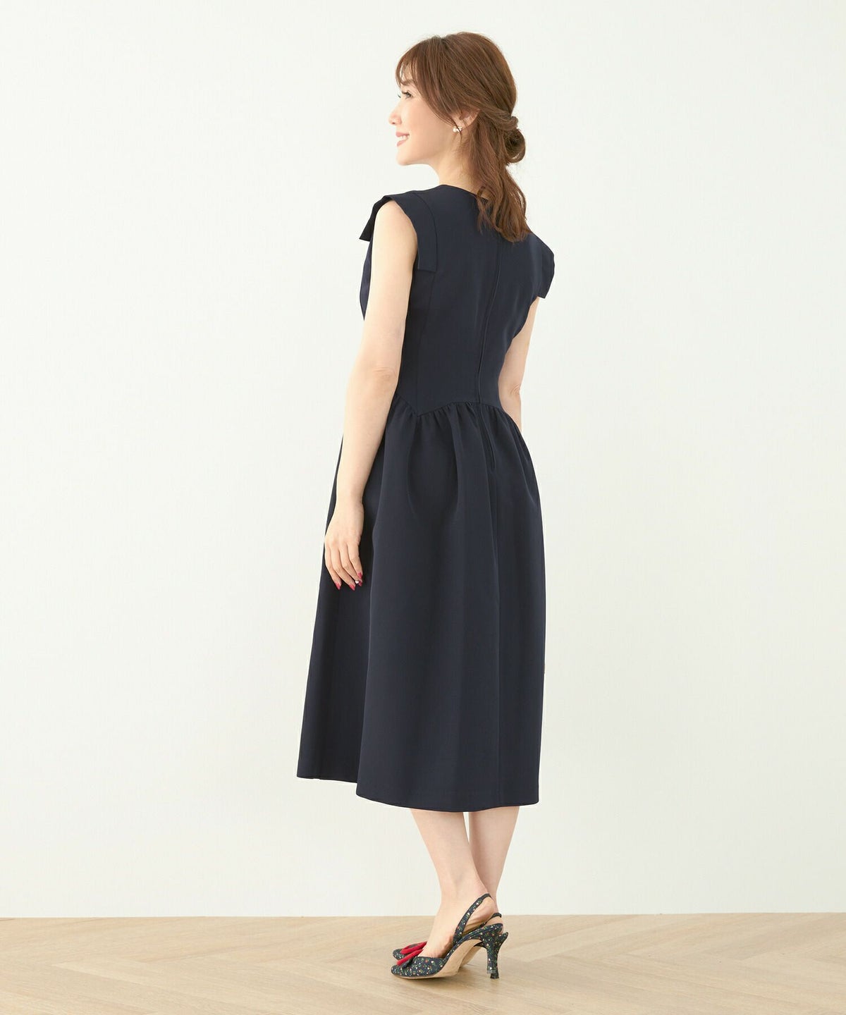 ワンピ/フィット＆フレア/オケージョン/スタイルアップ/S/M