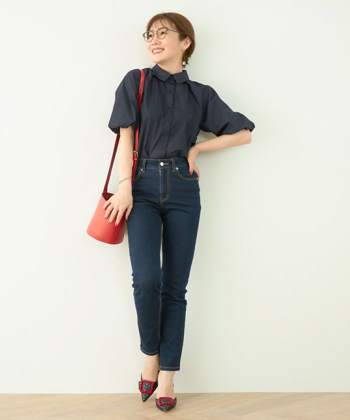 マシンウォッシャブル/トップス/シャツ/バルーンスリーブ/ボリューム袖