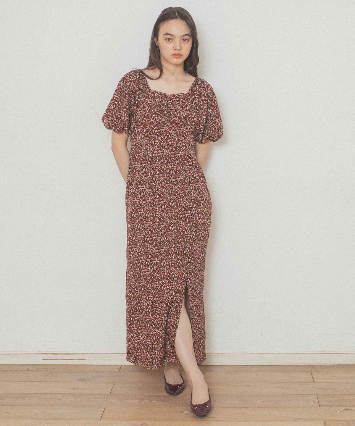 ワンピース/パフスリーブ