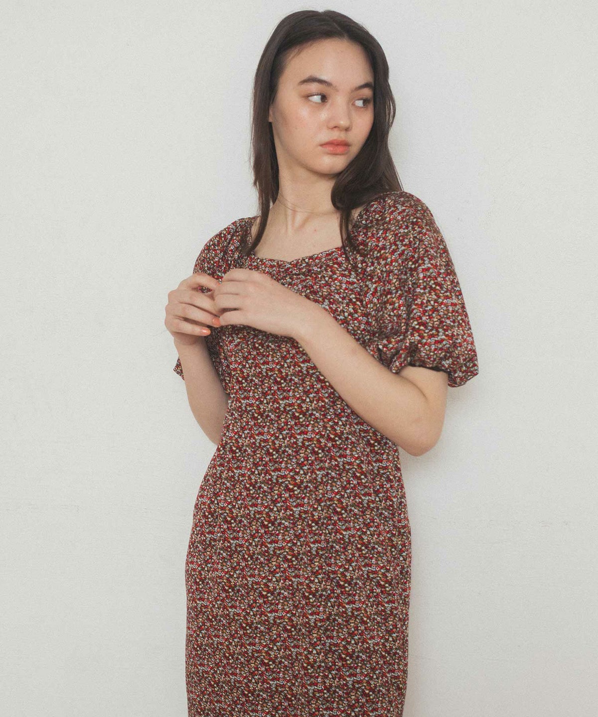 ワンピース/パフスリーブ