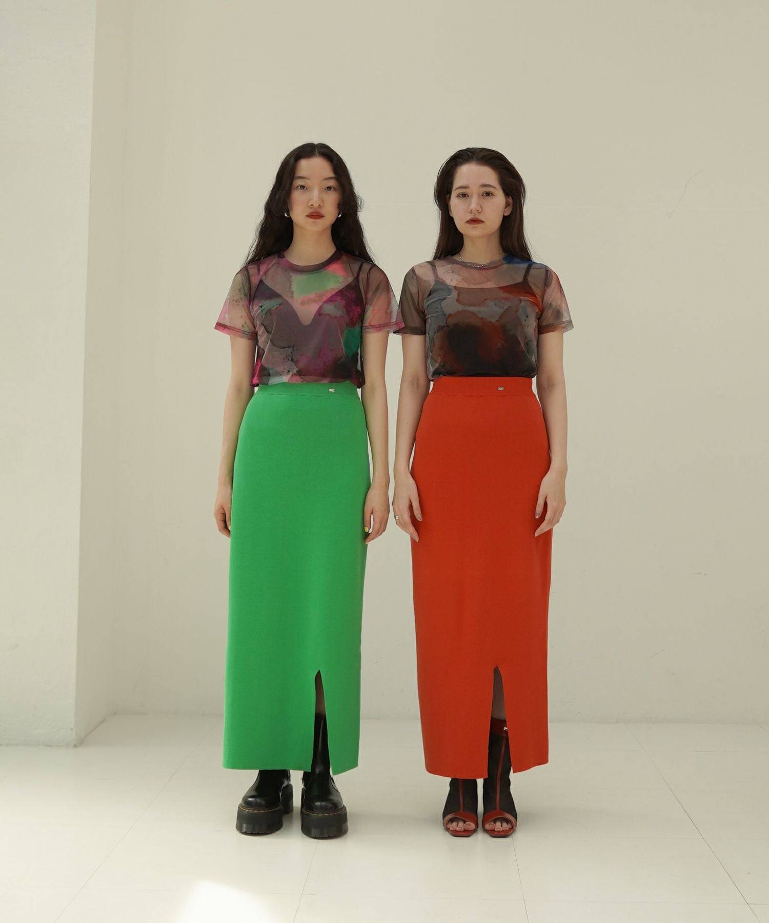 UNITE SHEER TOPS TINA：JOJUN 全2色｜tnj511-0393【4】 - 半袖