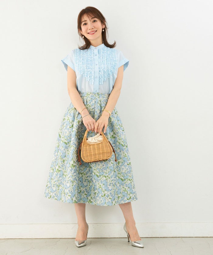 新色追加/マシンウォッシャブル/洗濯機で洗える/トップス/着映え/褒められブラウス/春/夏/秋口