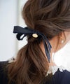 アクセサリー/ヘアアクセサリー/ヘアゴム/シュシュ/リボン/グログランリボン/フリンジ/チャーム/ヘアアレンジ/簡単ヘア/まとめ髪/デート/通勤/プレゼント/ギフト/クラシカル/上品/大人女子/フェミニン/