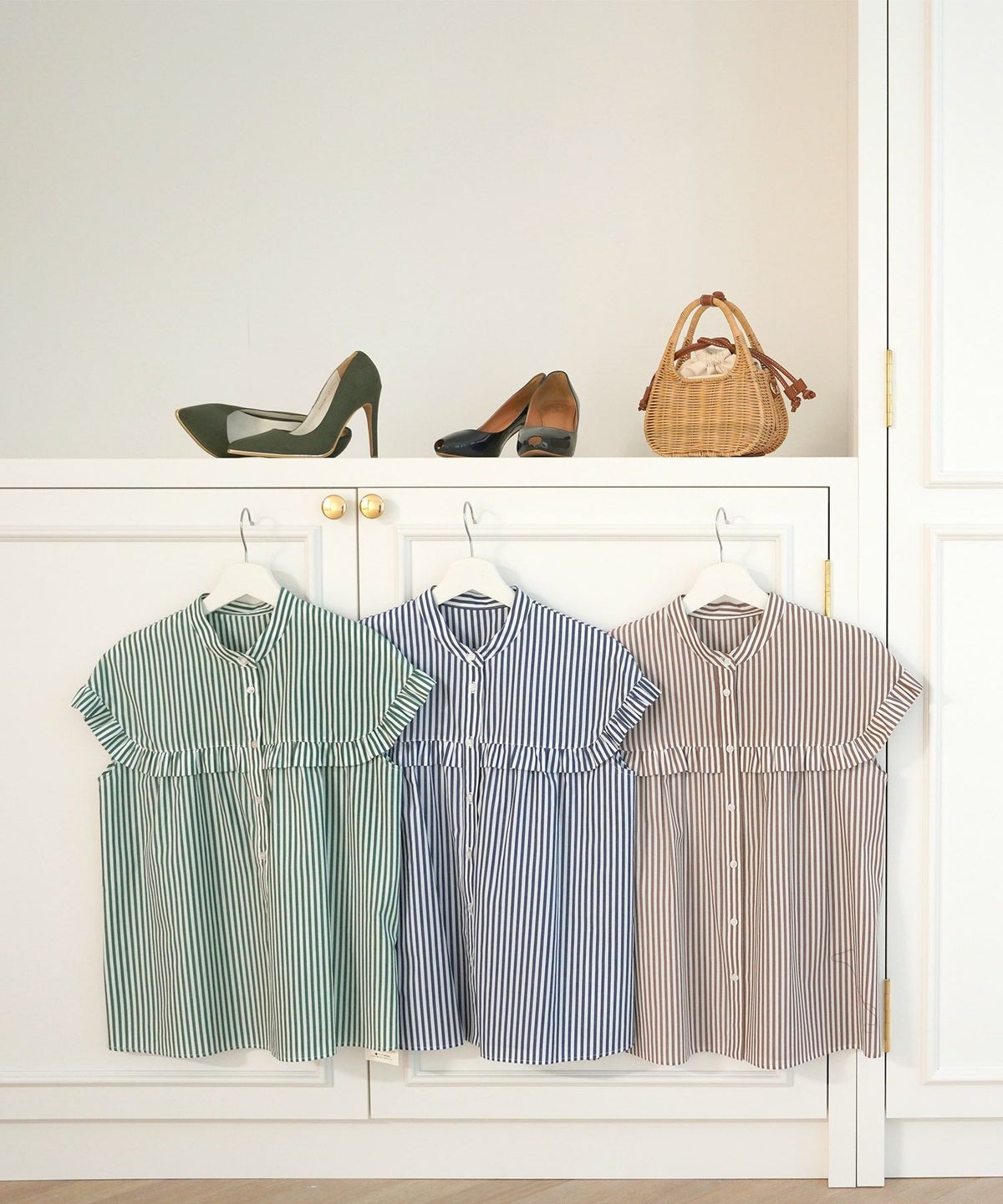 セレクト/トップス/洗濯機で洗える/マシンウォッシャブル/フレンチスリーブ/プチ袖/春/夏/秋口