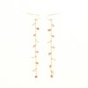 ピンク ストーン ロング ピアス イヤリング Pink Stone Long Pierce Earring