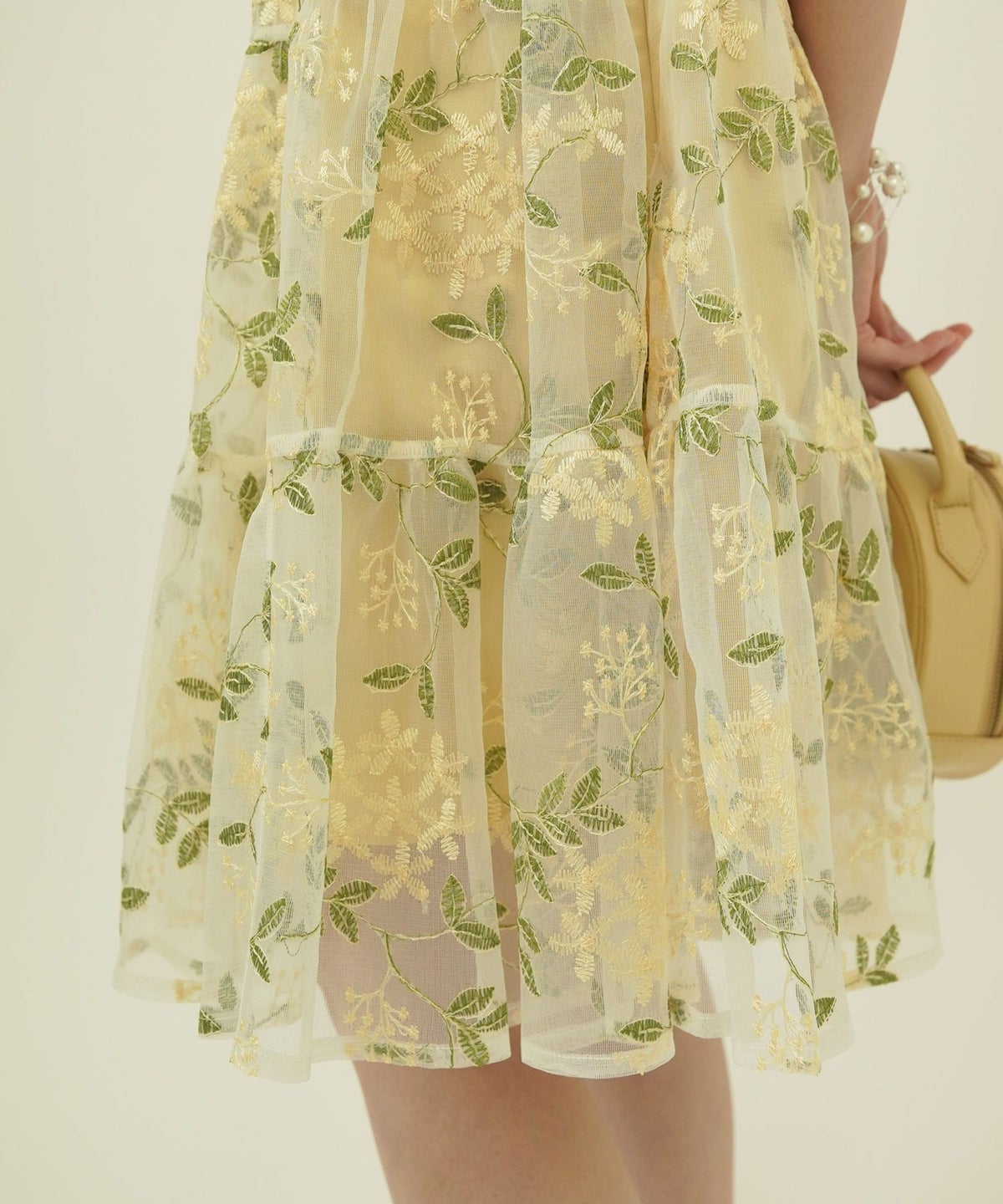 オケージョン/ドレス/ワンピース/イエロー/ブラック