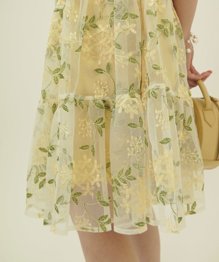 オケージョン/ドレス/ワンピース/イエロー/ブラック