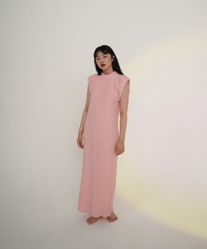 ワンピース/ノースリーブ/夏/イエロー/ピンク